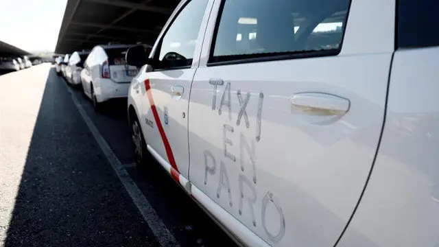 Taxi en huelga. MARISCAL (EFE)