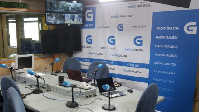 Un estudio de la Radio Galega. CRTVG