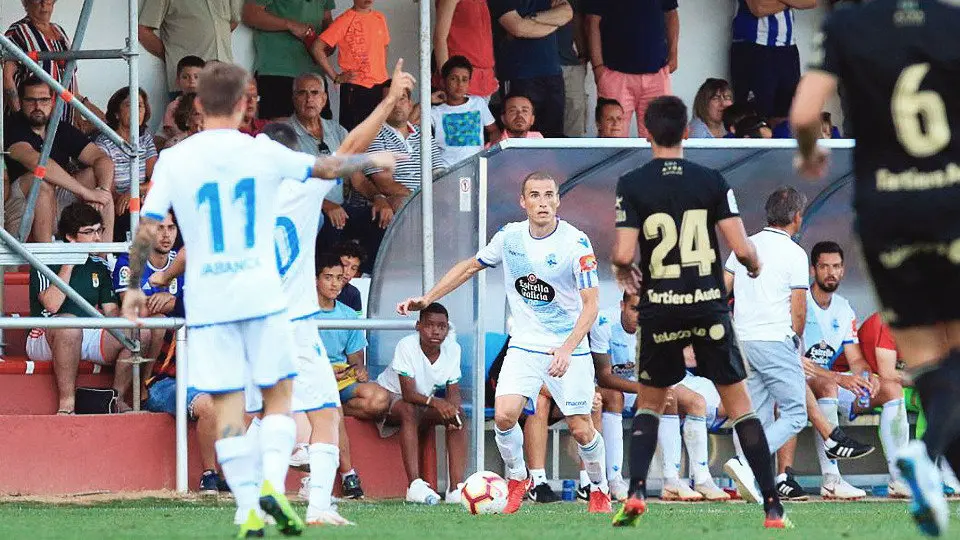 Partido entre el Deportivo y el Oviedo. TWITTER