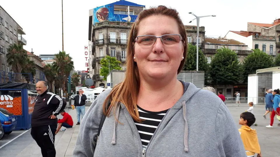 María del Mar, madre de uno de los heridos en O Marisquiño. CAROLINA NEIRA