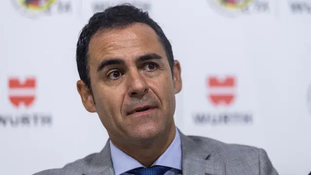 Rueda de prensa de Carlos Velasco Carballo. EFE