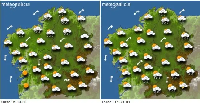 El tiempo de este jueves. METEOGALICIA