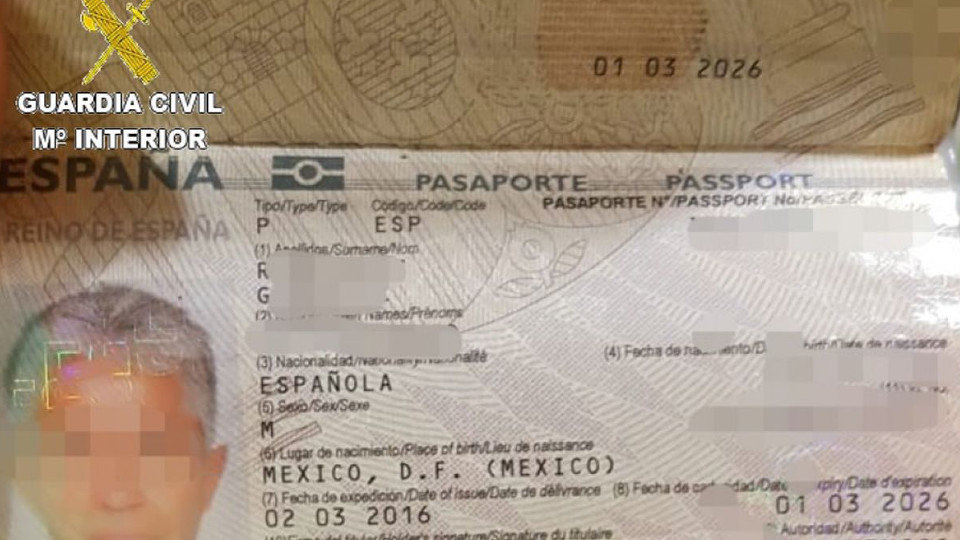 DNI del hispano-mexicano detenido en Culleredo. EP