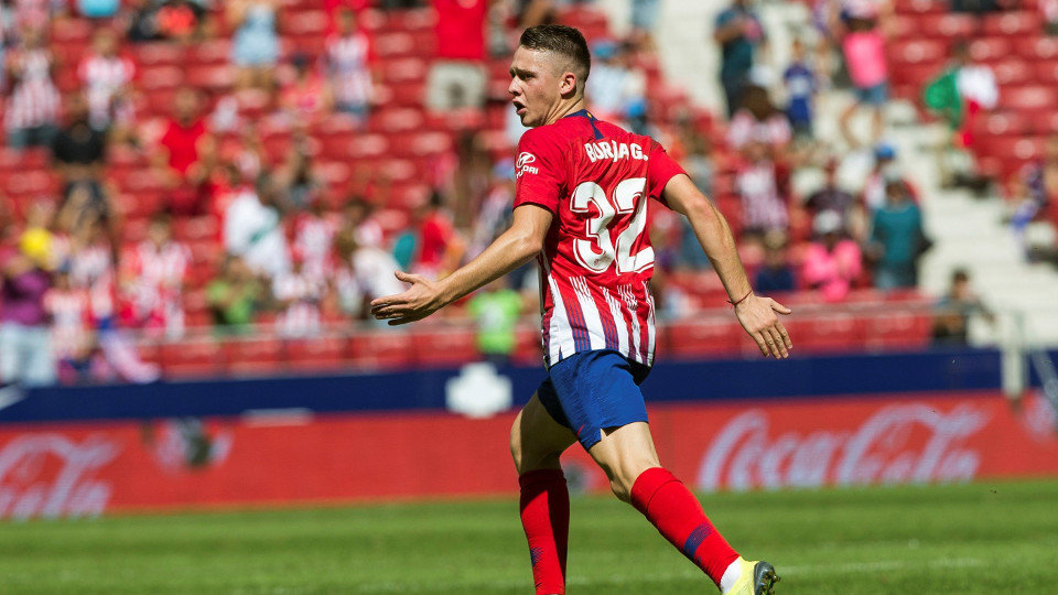 Borja Garcés celebra su gol. RODRIGO JIMÉNEZ (EFE)