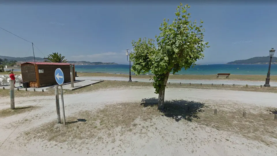 Entorno de la playa América, en Nigrán