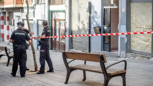 Lugar en el que fue degollada una mujer en Bilbao. JAVIER ZORRILLA