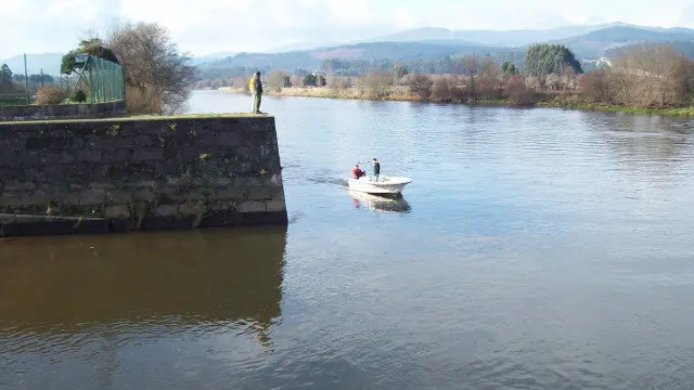 El río Ulla, a su paso por Pontecesures. ADP