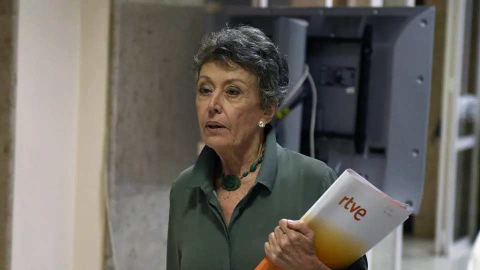 La administradora provisional única de la corporación RTVE, Rosa María Mateo. VÍCTOR LERENA (EFE)