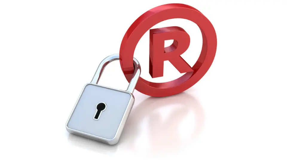 Marca registrada con un candado. EP