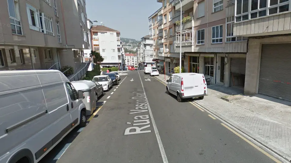 Calle Vasco Díaz Tanco, en Ourense. EP