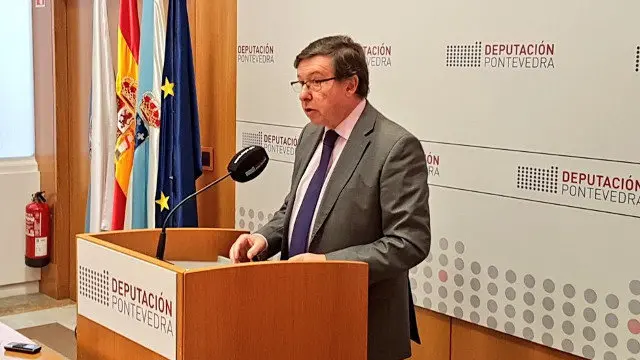 O portavoz da Deputación de Pontevedra, Carlos López Font. TWITTER