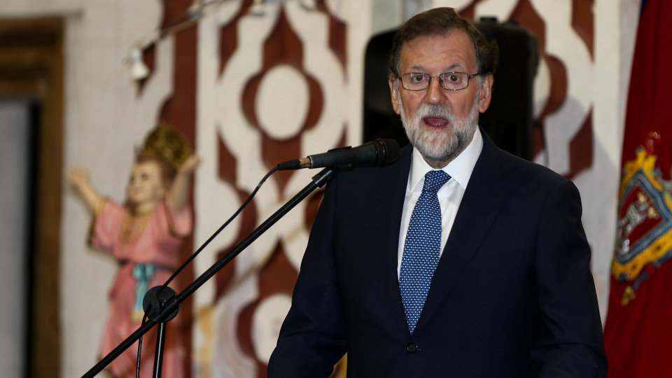 Rajoy, en Quito. EFE