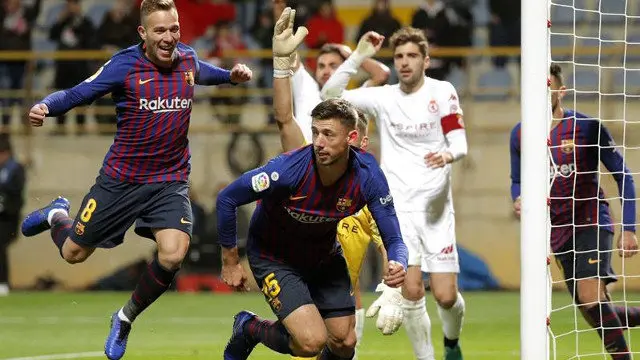 Lenglet celebra su gol. LAVANDEIRA JR. (EFE)