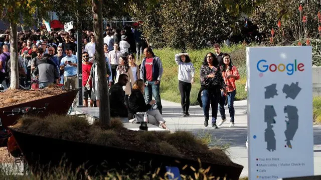 Protesta de los empleados de Google contra el acoso. JOHN G. MABANGLO