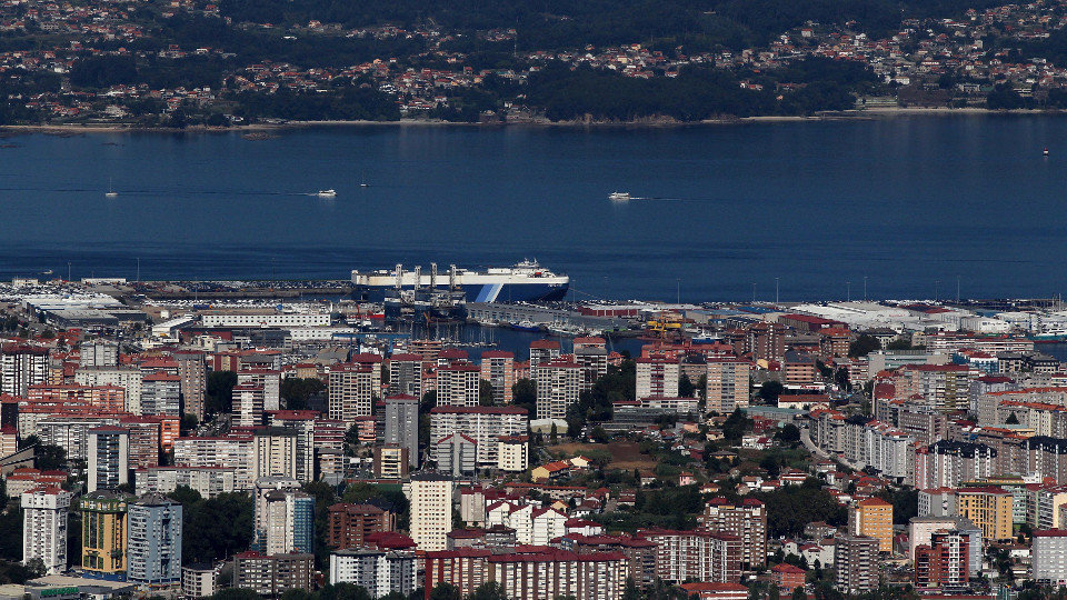 Vista de la ciudad de Vigo. RAFA FARIÑA