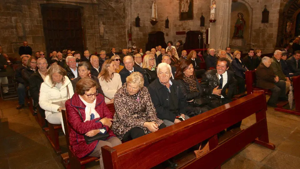 Misa del entierro del padre de Rajoy. RAFA FARIÑA