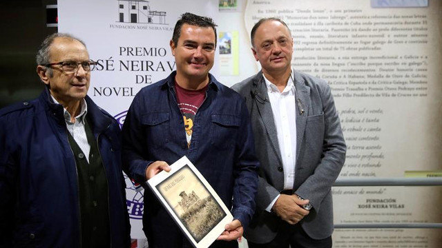 Pedro Rielo, gañador do premio Neira Vilas. ÓSCAR CORRAL (EFE)