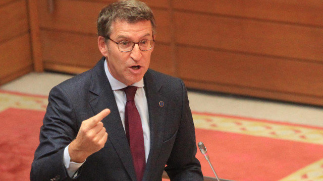 Feijóo realizó la propuesta sobre Alcoa en el Parlamento PEPE FERRÍN