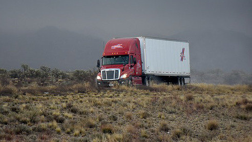 Imagen de archivo de un camión