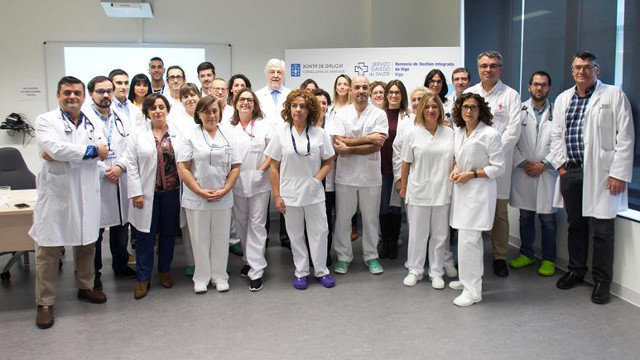  El equipo del servicio de Cardiología del Álvaro Cunqueiro. SALVADOR SAS