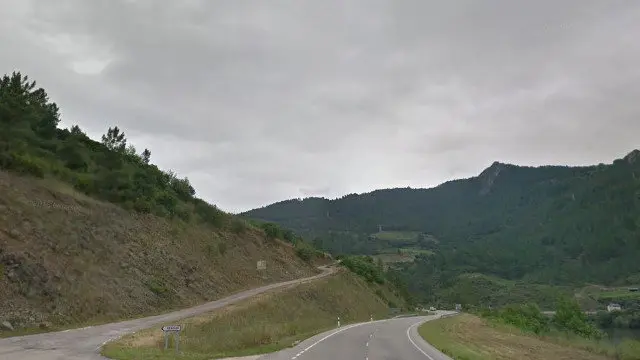 Zona de la N-120 en la que se produjo el accidente. GOOGLE MAPS