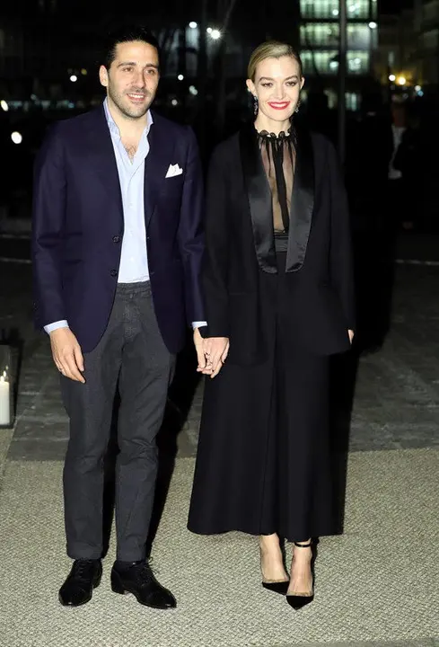 Carlos Torretta y Marta Ortega, en el cóctel de su boda. ZIPI (EFE)