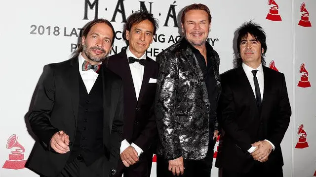 Maná, en los Grammy Latinos. NINA PROMMER (EFE)