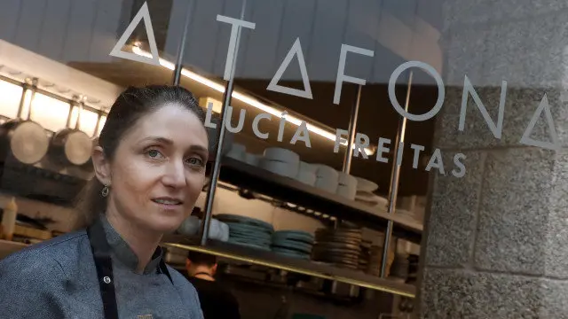 Lucía Freitas, en A Tafona. PEPE FERRÍN (AGN)