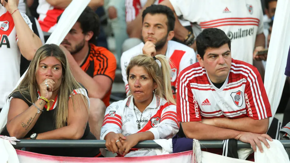 Los aficionados del River. EFE