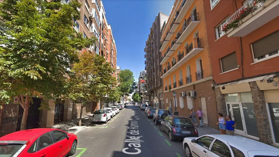 Calle de Ramiro II, en la que se produjo el suceso. GOOGLE MAPS