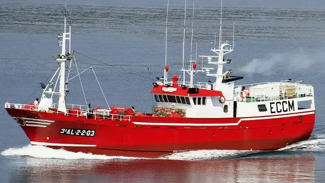 O palangreiro Nuevo Rumbo. TVG