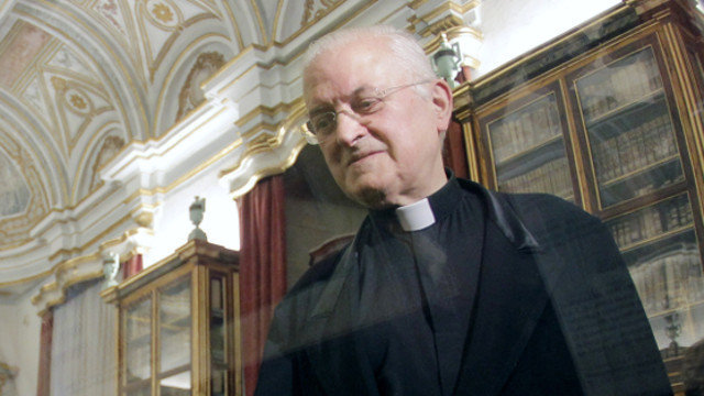 José María Díaz, exdeán da catedral de Santiago. LAVANDEIRA JR (EFE)