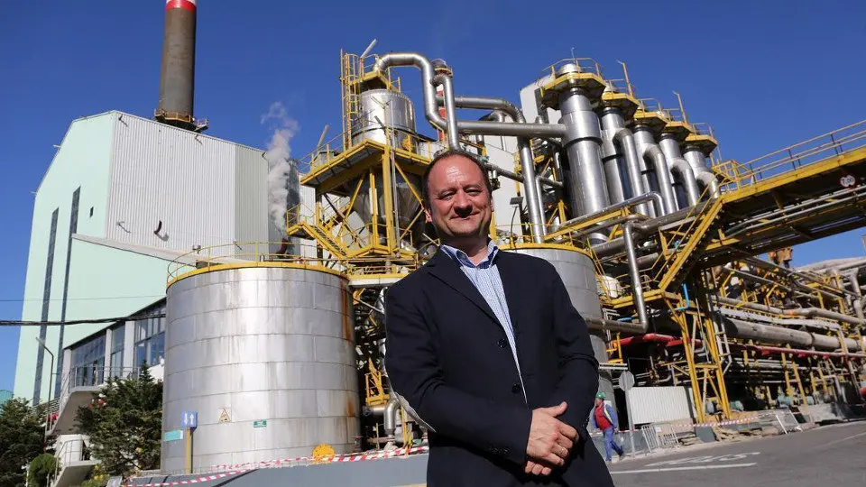 El director de Ence en Galicia, Antonio Casal, en las instalaciones de Lourizán. ARCHIVO