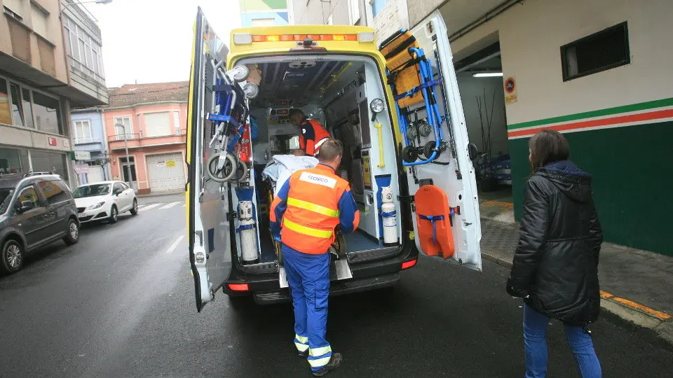 Simulacro de un ataque de ictus. TOÑO PARGA