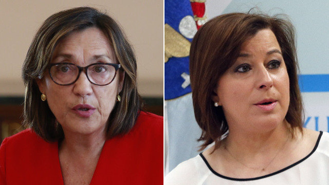 Maica Larriba e Susana López Abella. DP