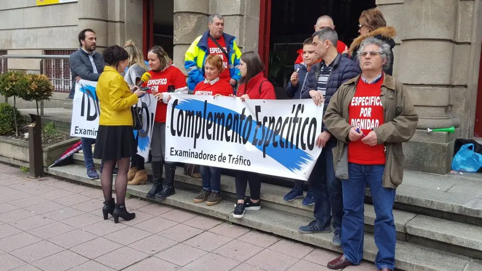 Examinadores manifest&aacute;ndose en abril por el complemento espec&iacute;fico. ARCHIVO