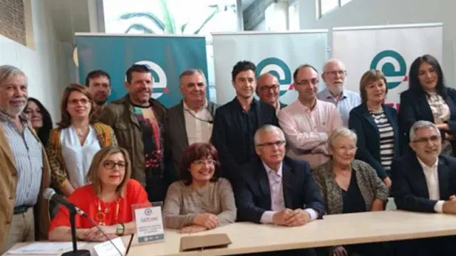 Presentaci&oacute;n de Xuntos Act&uacute;a, hace unos meses