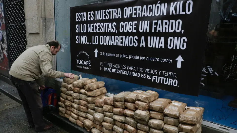 Original campaña en Pontevedra. GONZALO GARCÍA