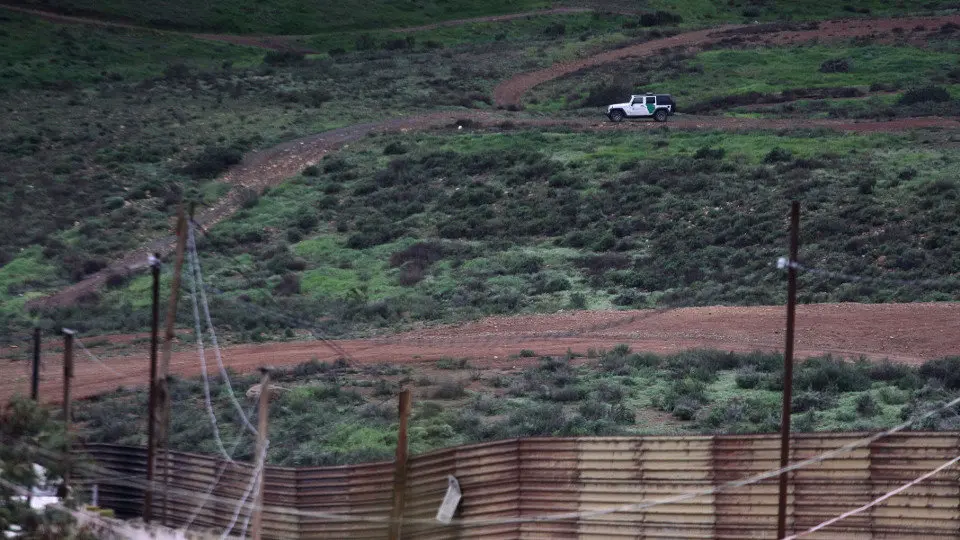 Parte de la frontera de Estados Unidos con México. EFE