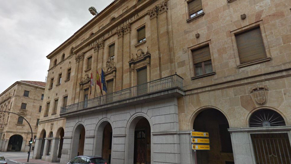 Audiencia provincial de Salamanca. GOOGLE MAPS