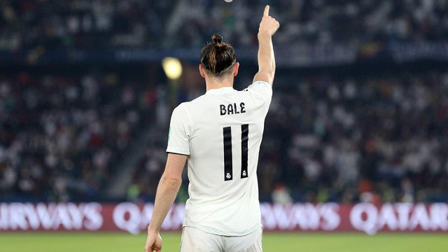 Gareth Bale celebra uno de sus goles. MAHMOUD KHALED (EFE)