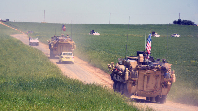 Tropas estadounidenses na fronteira sirio-turca. EFE
