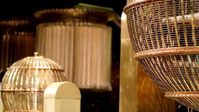 Los bombos del Sorteo Extraordinario de Navidad. MARISCAL (EFE)