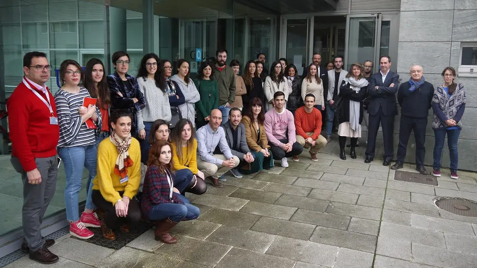 Participantes en las jornadas de Bioga. EP