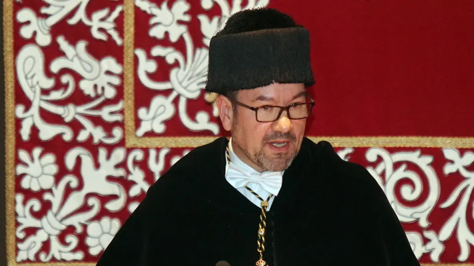 Antonio López, en la festividad de Santo Tomás de Aquino. VICTORIA RODRÍGUEZ