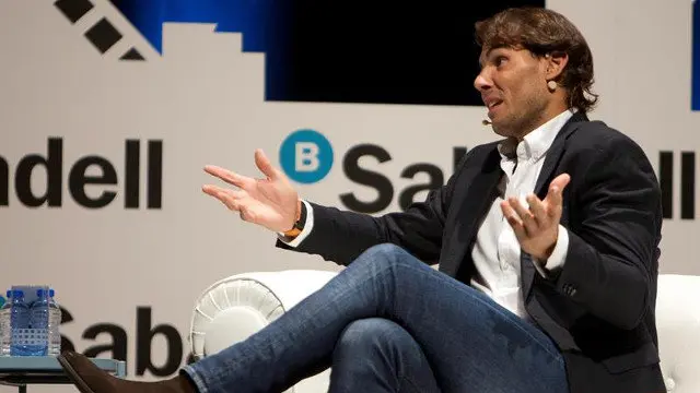 Rafa Nadal, en Vigo. SALVADOR SAS (EFE)