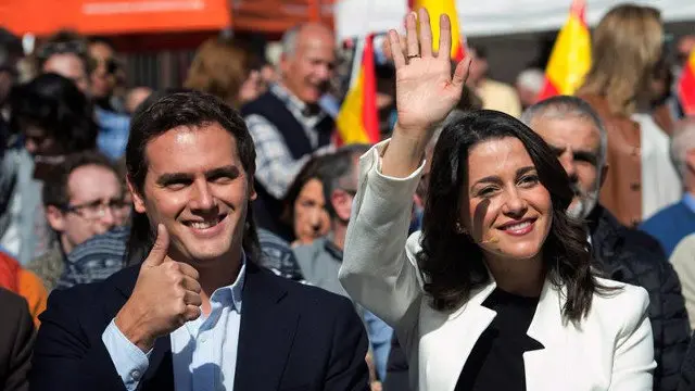 Albert Rivera e Inés Arrimadas. LUCA PIERGIOVANNI (EFE)
