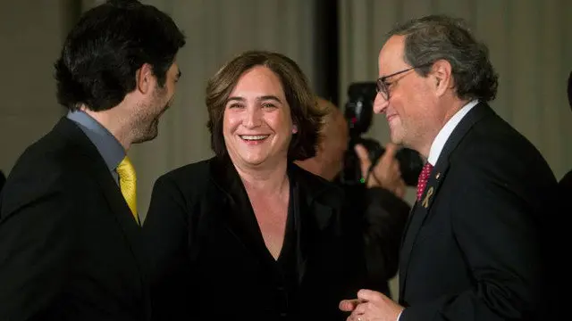 Colau y Torra. QUIQUE GARCÍA