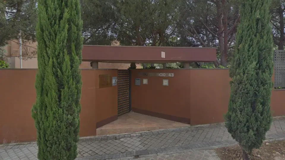 Puerta de entrada a la Embajada de Corea del Norte en Madrid.GOOGLE MAPS
