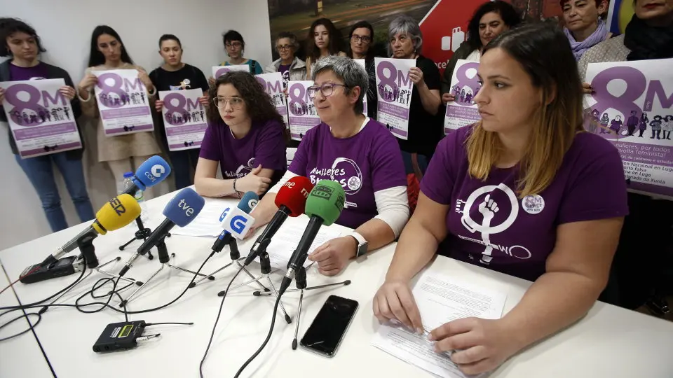 Rueda de prensa sobre las manifestaciones feministas.SEBAS SENANDE